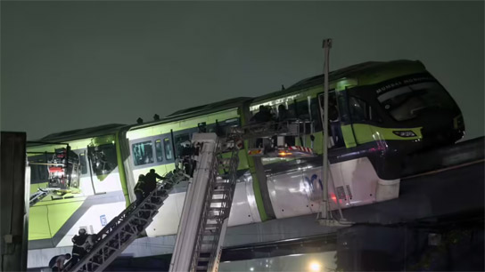 Mumbai Monorail Passengers Rescue