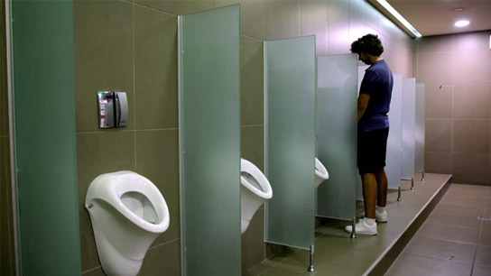 It is essential to apply hand sanitizer after using the commode of a street toilet