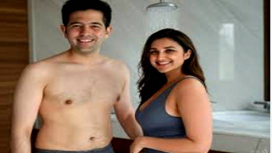 Raghav chadha reacts to good news rumours with parineeti chopra