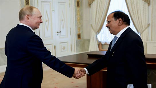 The main objective of Ajit Doval's visit to Moscow is to further strengthen India-Russia bilateral relations
