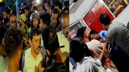 Chaos in Siliguri after a car hits another car, local block road