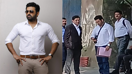 Ankush Hazra at the Enforcement Directorate headquarters in Delhi