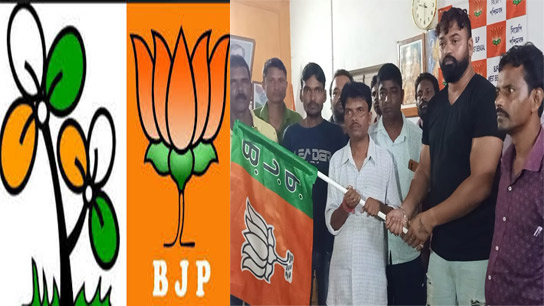 bishnupur 2 bjp leaders who joined tmc goes back to bjp