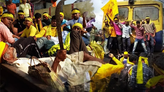 Kurmi Agitation before Durga Puja