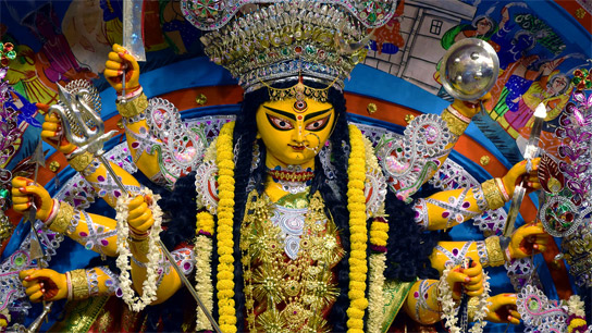 As the time approaches, devotees turn their attention to Belur Math