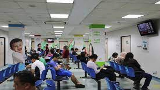 There is no official count of how many doctors are seeing patients at the polyclinic