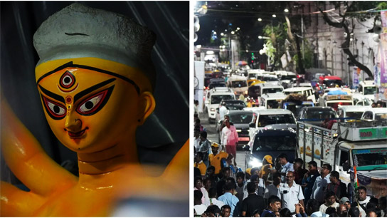Durga Puja 2025- Kolkata Traffic