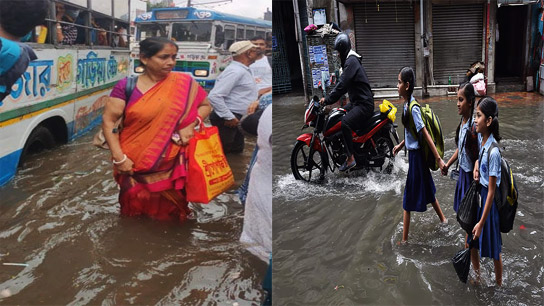 At least 7 people died in different parts of the city after being electrocuted by wires falling into frozen water