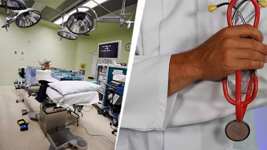 Leaving the patient in the operation theater, he went to the neighboring operation theater for special work