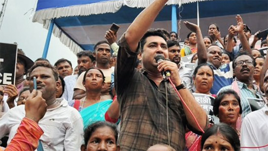 'No festival is held in this state without seeing the bodies of women', says Shatarup who came to Birbhum