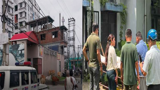 The body of a student was recovered from under a multi-storey residential building in Kadamtala area adjacent to Siliguri