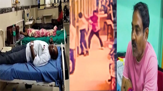 Trinamool leader's 'Dadagiri' at school, acting principal of Birendra Vidyanyakaniketan in Kakdwip was beaten up in front of students