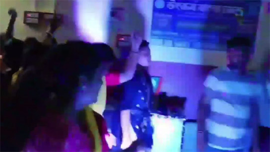 Dance with catchy songs on Teachers' Day in Bankura