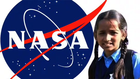 Aditi Parthe, 12-year-old daughter of porter, selected for NASA tour