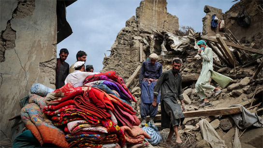 A 5.1 magnitude earthquake shook Afghanistan, Pakistan and Jammu and Kashmir in India late Tuesday night. People fled their homes in panic in large areas including Kabul