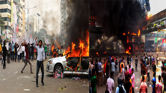 Protesters erupt in anger against Yunus government, violent clashes in Dhaka, lathicharge, 36 injured