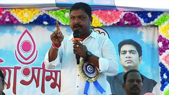 Controversy over Trinamool's Bishnupur organizational district president Subrata Dutta