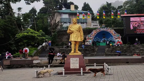 The tourist-free Mall area remains silent, the popular hill town of North Bengal is paralyzed by fear