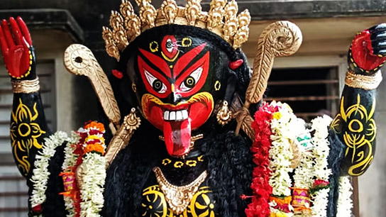 It's been 100 years since the puja started under the guise of a game, Hooghly's 'Chele Kali'