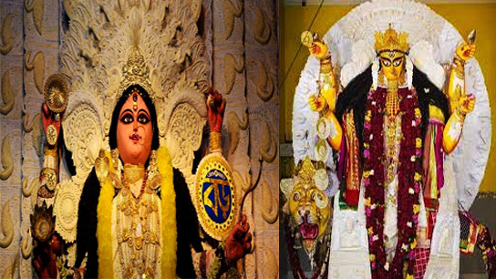 Born in Krishnanagar, why is the famous Jagaddhatri Puja held in Chandannagar?