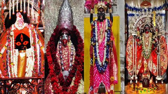 From Kalighat to Tarapeeth, worship of the mother is done, devotees throng the temple premises since morning