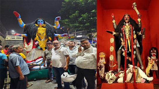 Kalikshetra Kolkata is busy worshipping Shyama