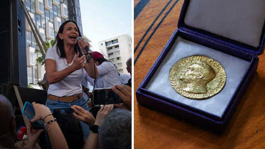 Maria Corina Machado wins Nobel Peace prize 2025