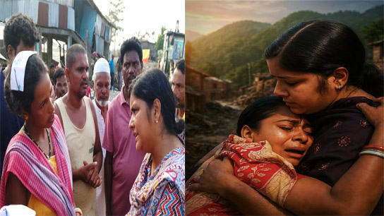 Minakshi Mukherjee in Flood Hit Areas