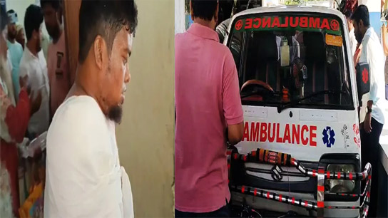 Bus-truck collision, hand cut off and thrown on the road! Young man wrapped in a packet and rushed to the hospital