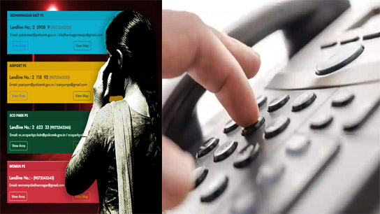 All mobile numbers of 14 police stations in Bidhannagar are 'wrong'