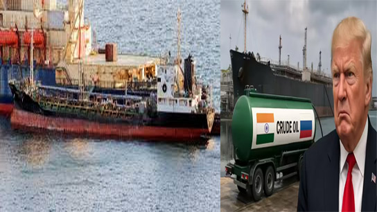 Russian oil tanker bound for India diverted into the middle of the ocean