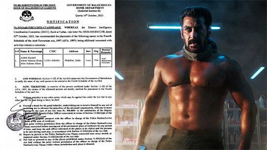 ‘Azad Balochistan Facilitator’: Has Pakistan declared Salman Khan a terrorist? Here’s what we know