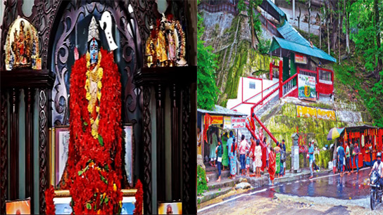 Preparations for all-night puja at Sebakeshwari