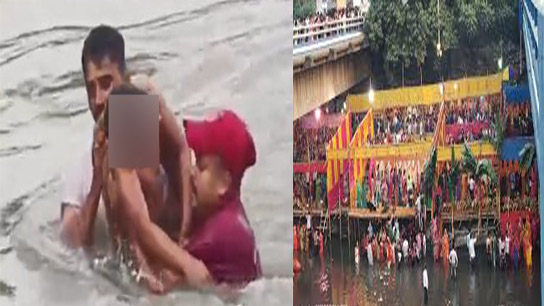 Civil Defense workers save teenager who was swept away in river