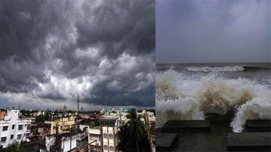 Just two hours left, heavy rains due to cyclone are coming to four districts of South Bengal! The mayhem begins in Digha