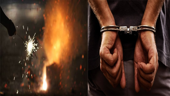 Police search ahead of Kali Puja! Shells, chocolate bombs and a mountain of firecrackers found in Dharmatala