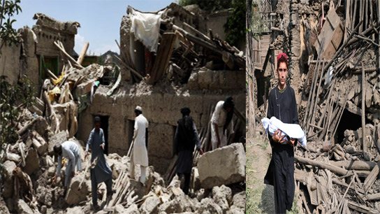 Terrible earthquake in Afghanistan, mountains of bodies under the rubble