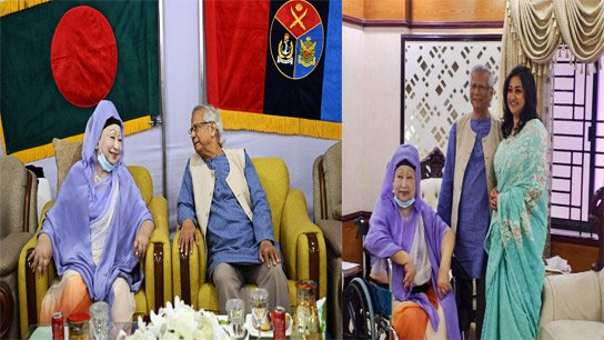 Yunus-Khaleda hold face-to-face meeting, avoiding public scrutiny