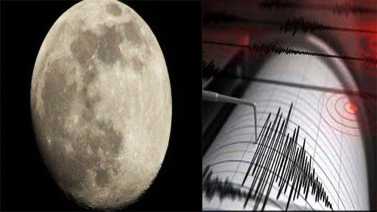Like earthquakes on Earth, tremors occur on the moon's surface