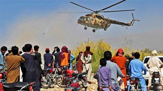 Concerns are growing, Pakistani copters are patrolling Indian skies!