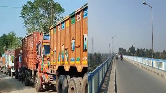 Communication between Burdwan-Hooghly and Birbhum-Bankura has been cut off, ambulances and vegetable trucks are getting stuck