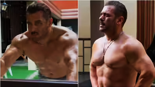 Salman Khan goes shirtless! Excited female fans
