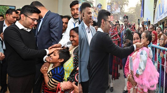 Abhishek visits Sevashray 2 camp