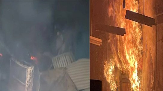 Traders are gone! More than 200 shops burnt down; Jadubabu's market burnt to ashes