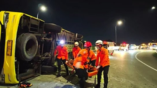 Speed ​​is the number one killer! 16 killed, many injured in horrific accident in Indonesia