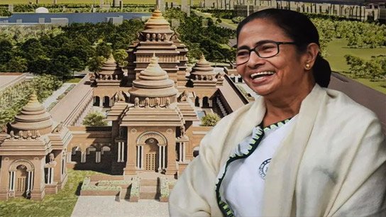 Durga Angan: 'Respecting UNESCO recognition', Chief Minister Mamata lays foundation stone of Durga Angan in New Town