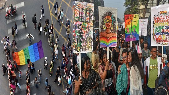Rainbow in the winter city! A procession to establish sexual freedom, the goal is to establish equality
