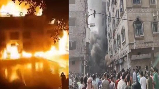 Fire at gulshan colony kolkata 10 engines at spot