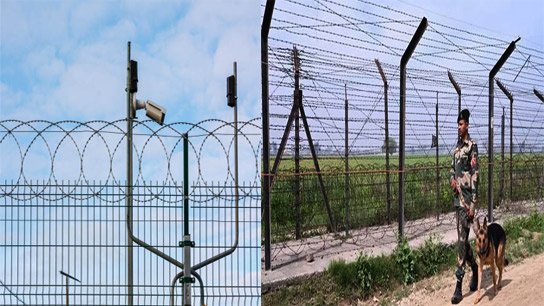 Old barbed wire fence is being replaced, sensor-cameras will be installed! BSF tightens security at Chicken's Neck