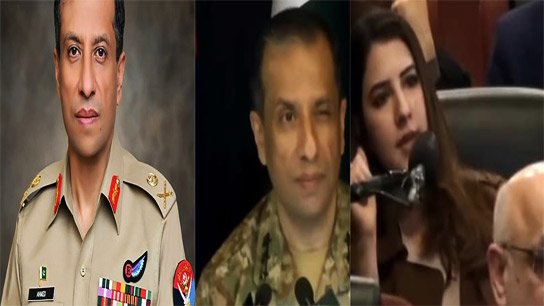 Pakistan Army spokesman winks at female journalist